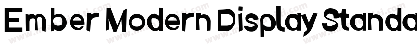 Ember Modern Display Standard字体转换
